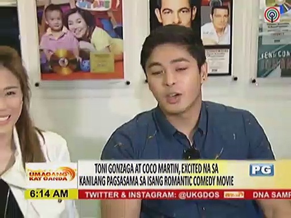 Toni Gonzaga at Coco Martin, excited na sa kanilang pagsasama sa isang Romantic Comedy Movie