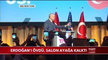Cumhurbaşkanı Erdoğan'ı Övdü, Salon Ayağa Kalktı