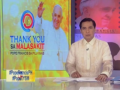 Ang isinulat ni Pope Francis sa guest book ng Malacañang