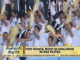 Pope Francis, mainit na sinalubong ng mga Pilipino