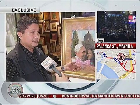 Pintor na si Al Perez, maghahandog ng painting kay Pope Francis