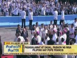 Pope Francis bids farewell to the Filipino people