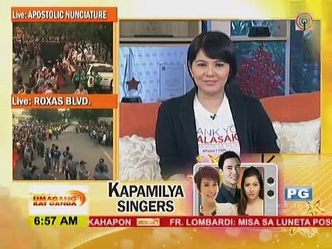 Mga Kapamilya Singers masaya na naging bahagi sa mga aktibidad ng Papal visit