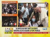 16 anyos na may sakit sa kidney, nakapag-selfie kasama si Pope Francis