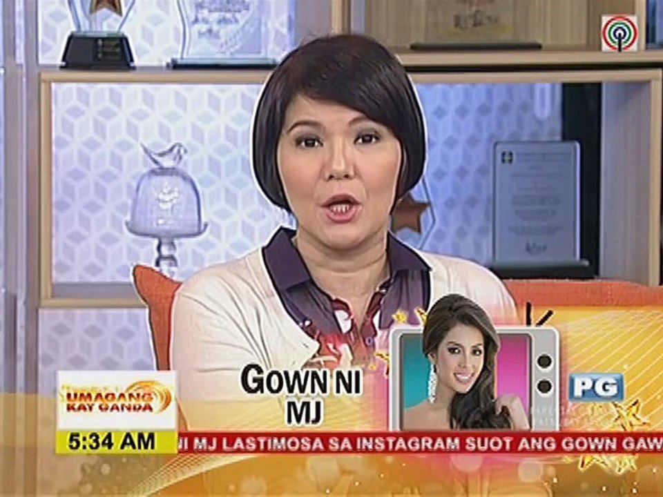 Post ni MJ Lastimosa na nakasuot ng gown na gawang Pinoy, usap-usapan sa Social Media