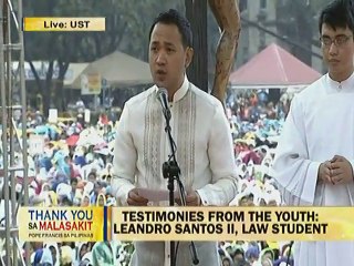 Testimonies from the Youth: Leandro Santos II, isang working Law student