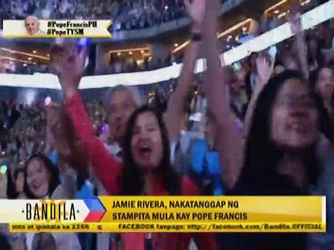 Jamie Rivera, nakatanggap ng stampita mula kay Pope Francis