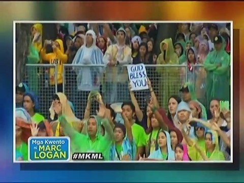 Mga nakakatawang bloopers sa Papal Visit coverage sa Mga Kwento ni Marc Logan