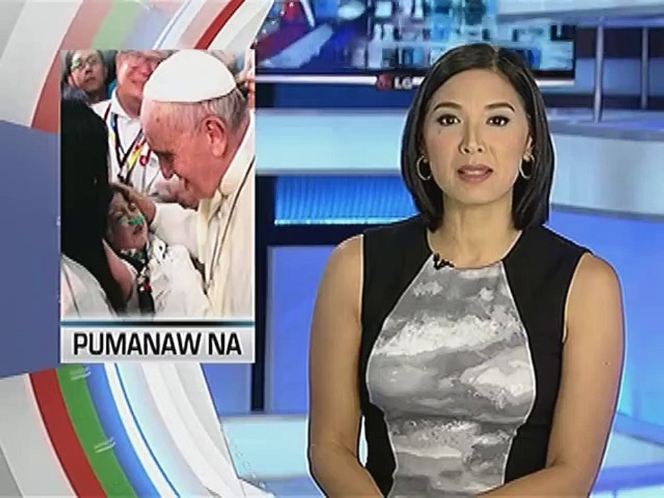 Batang may sakit na binasbasan ni Pope Francis, pumanaw na