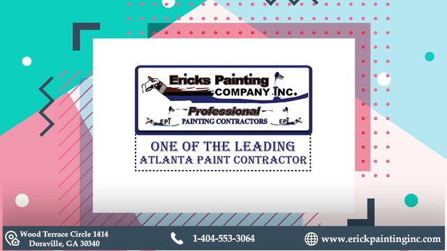 One of the best and leading Atlanta's Paint Contractor | Ericks Painting Company Inc.