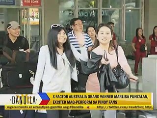 X-Factor Australia grand winner Marlisa Punzalan, excited mag-perform sa Pinoy fans