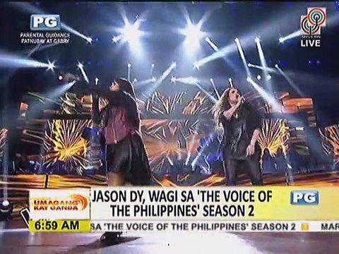 Jason Dy, wagi sa 'The Voice of the Philippines' Season 2