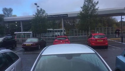 Body found at MK Coachway video from scene