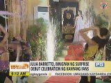 Julia Barretto, binigyan ng surprise debut celebration ng kanyang fans