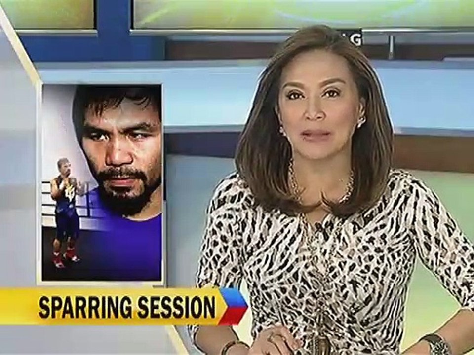Mga coach ni Manny Pacquiao, natuwa sa ipinakitang lakas ni Pacman sa unang sparring session