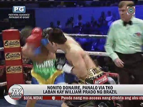 Nonito Donaire at Donnie Nietes, tagumpay sa kanilang mga laban sa boxing