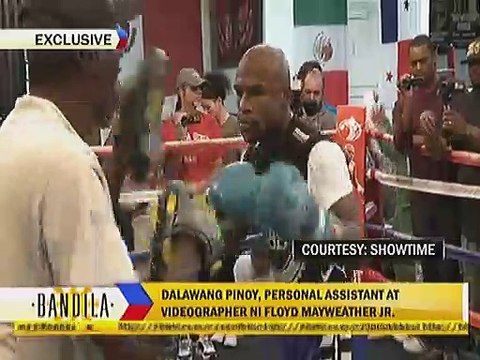 Dalawang Pinoy, Personal assistant at Videographer ni Floyd Mayweather Jr.