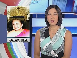Labi ni Liezl Martinez, nakaburol na sa Heritage Park sa Taguig