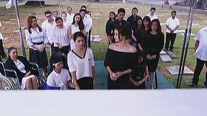 Victor, inihatid na sa kanyang huling hantungan