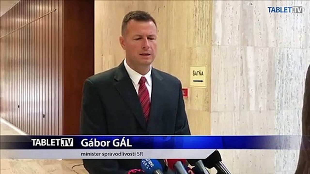 ZÁZNAM: Brífing ministra spravodlivosti Gábora Gála