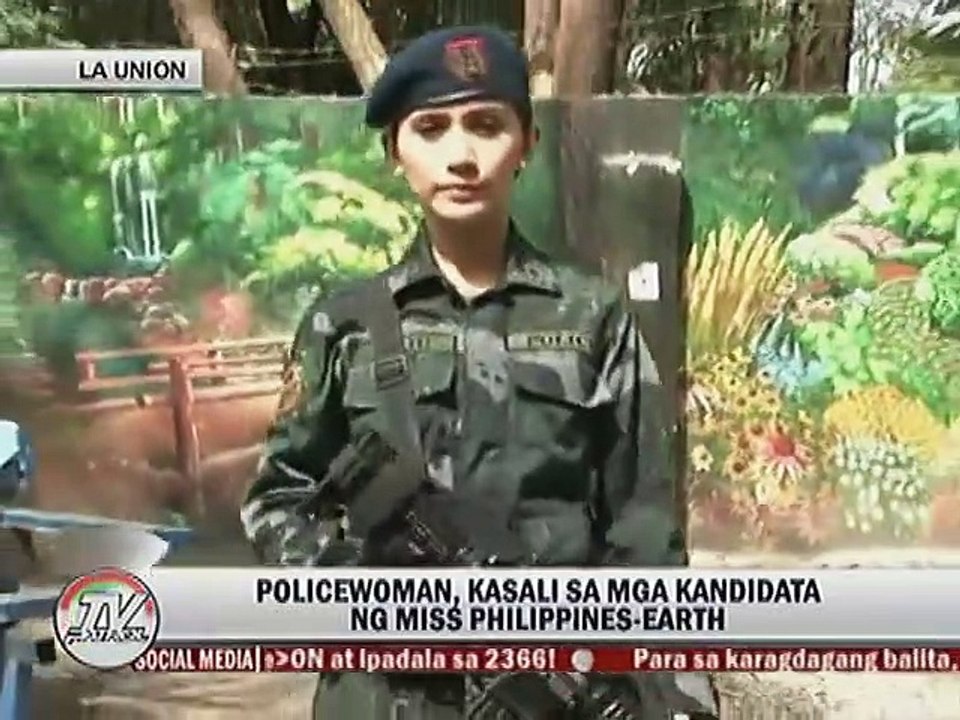 Policewoman, kasali sa mga kandidata ng Miss Philippines-Earth