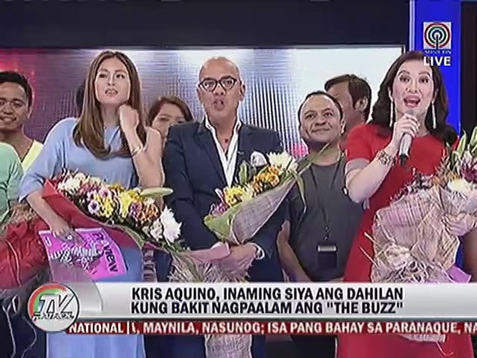 Kris Aquino, inaming siya ang dahilan kung bakit nagpaalam ang ""The Buzz""