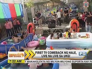 First TV comeback ng Hale, live na live sa UKG!