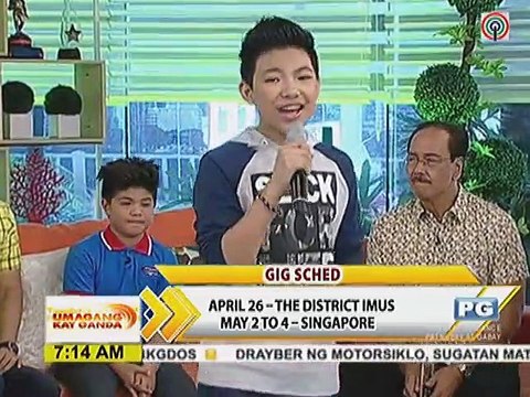 Darren Espanto sings In Love Ako Sa'Yo live on UKG