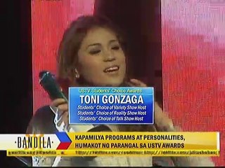 Kapamilya programs at personalities, humakot ng parangal sa USTV Awards