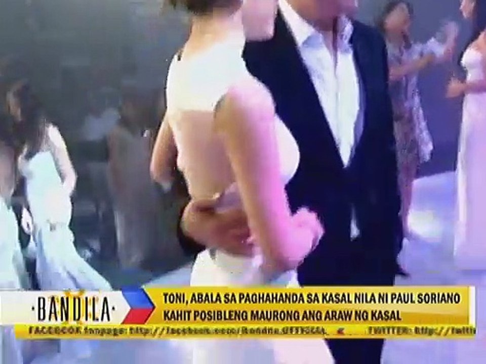 Toni, abala sa paghahanda sa kasal nila ni Paul Soriano kahit posibleng maurong ang araw ng kasal