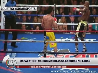 Mga Jab at counter Punches ni Floyd, naging epektibo vs. Pacman