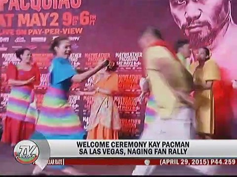 Pacman, nagpasalamat kay PNoy sa panawagan niyang mag-retiro na siya matapos ang Mayweather fight