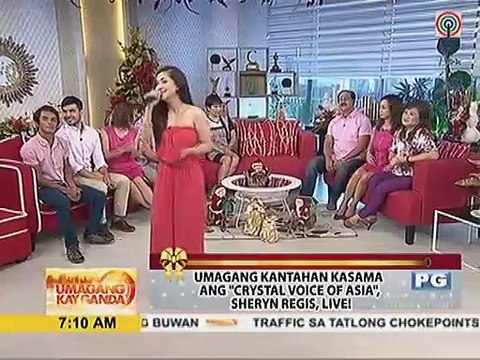 Umagang Kantahan kasama ang Crystal Voice of Asia , Sherin Regis, Live!