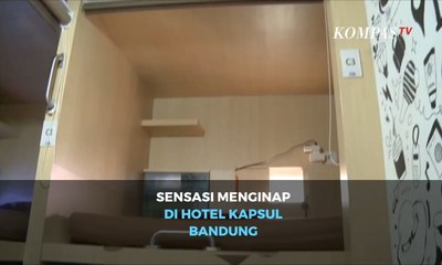 Sensasi Menginap di Hotel Kapsul Bandung