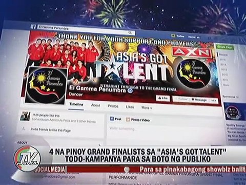 4 na Pinoy grand finalists sa Asia's Got Talent todo-kampanya para sa boto ng publiko