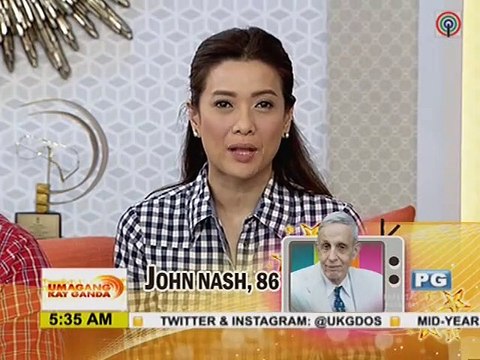 Nobel Prize winner John Nash at kanyang asawa, namatay sa aksidente