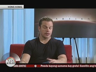 Matt Damon, bibida sa ""The Martian""