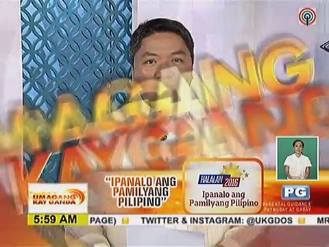 Ipanalo ang Pamilyang Pilipino , panawagan ng ABS-CBN para sa Halalan 2016