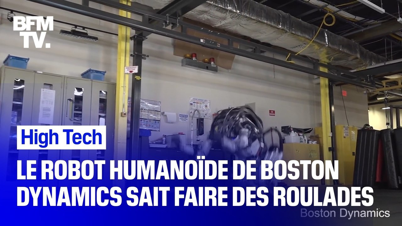 Atlas, le robot humanoïde de Boston Dynamics sait faire des roulades