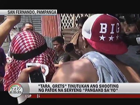 Tara, Grets , tinutukan ang shooting ng patok na seryeng Pangako Sa'Yo