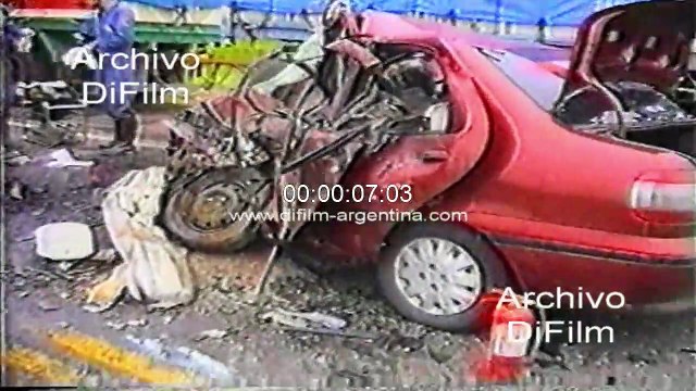 Accidente fatal en la ruta 7 altura de San Andres de Giles 1998