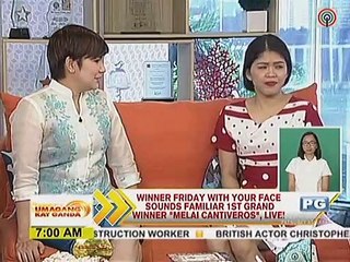 Winner Friday with Your Face Sounds Familiar 1st Grand Winner ""Melai Cantiveros"", Live!