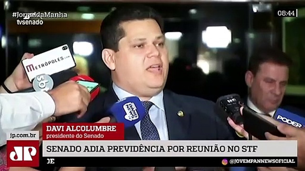 Alcolumbre reage ao governo, adia Previdência e pressiona o STF por ação no Senado
