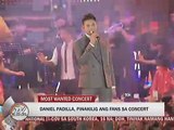 Daniel Padilla, pinakilig ang fans sa concert