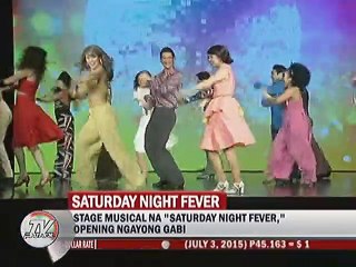 Stage musical na ""Saturday Night Fever"", opening ngayong gabi