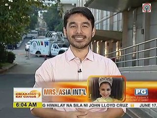 Pinay, kinoronahang Mrs. Asia International Metropolitan 2015 sa Kuala Lumpur, Malaysia