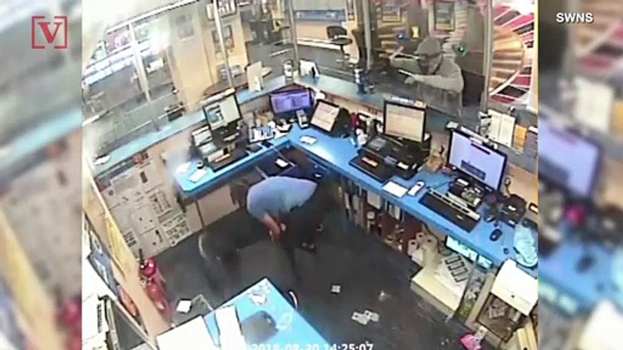 CCTV Footage Shows Bookie Terrified During Armed Robbery...That She Organized!