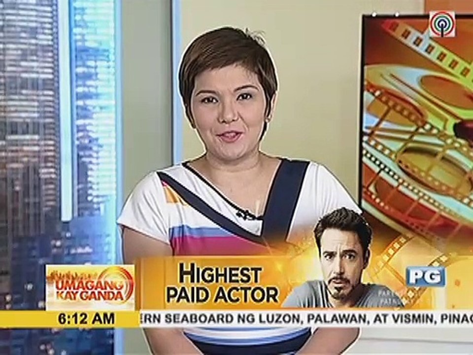 Robert Downey Jr., nanguna sa listahan ng highest paid actors
