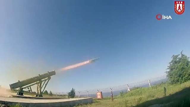 Yerli ve milli füze ATMACA'dan hedefe tam isabet