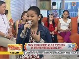 Umagang biritan kasama sina Elha at Esang ng The Voice Kids of the Philippines 2015